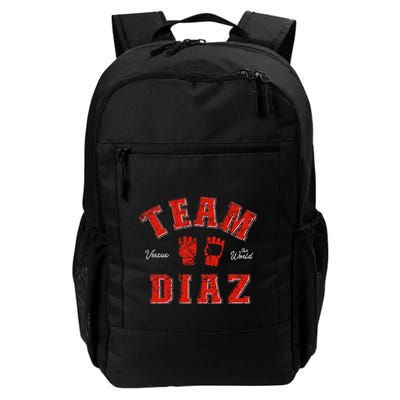Team Diaz Vs The World Family Last Name Fighter Backpack