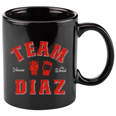 Team Diaz Vs The World Family Last Name Fighter 11oz C Handle Ceramic Mug