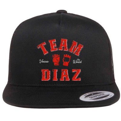 Team Diaz Vs The World Family Last Name Fighter Flatbill Hat
