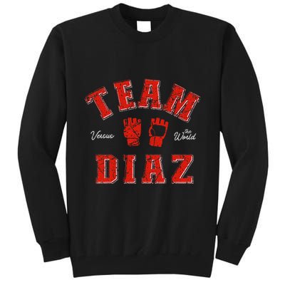 Team Diaz Vs The World Family Last Name Fighter Tall Sweatshirt