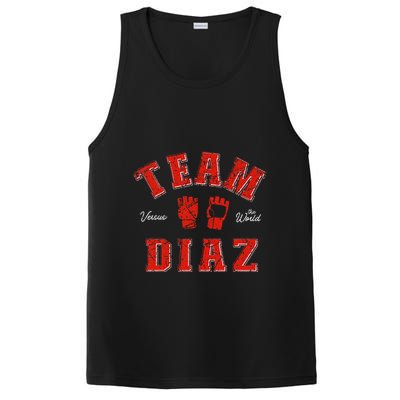 Team Diaz Vs The World Family Last Name Fighter PosiCharge Competitor Tank