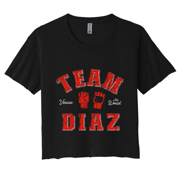 Team Diaz Vs The World Family Last Name Fighter Crop Top