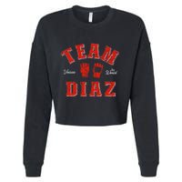 Team Diaz Vs The World Family Last Name Fighter Cropped Pullover Crew
