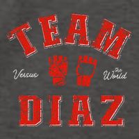 Team Diaz Vs The World Family Last Name Fighter Vector Backpack
