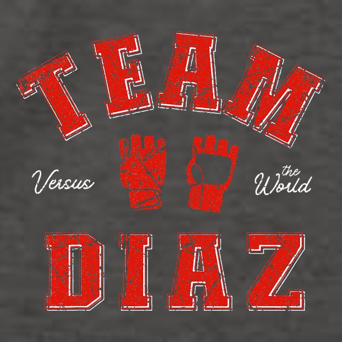 Team Diaz Vs The World Family Last Name Fighter Vector Backpack