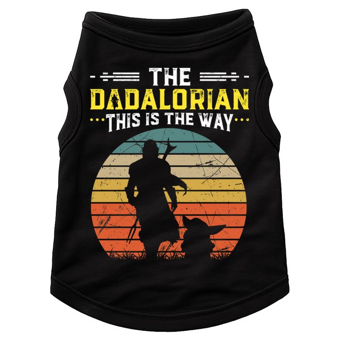 The Dadalorian Vintage This Is The Way Doggie Tank