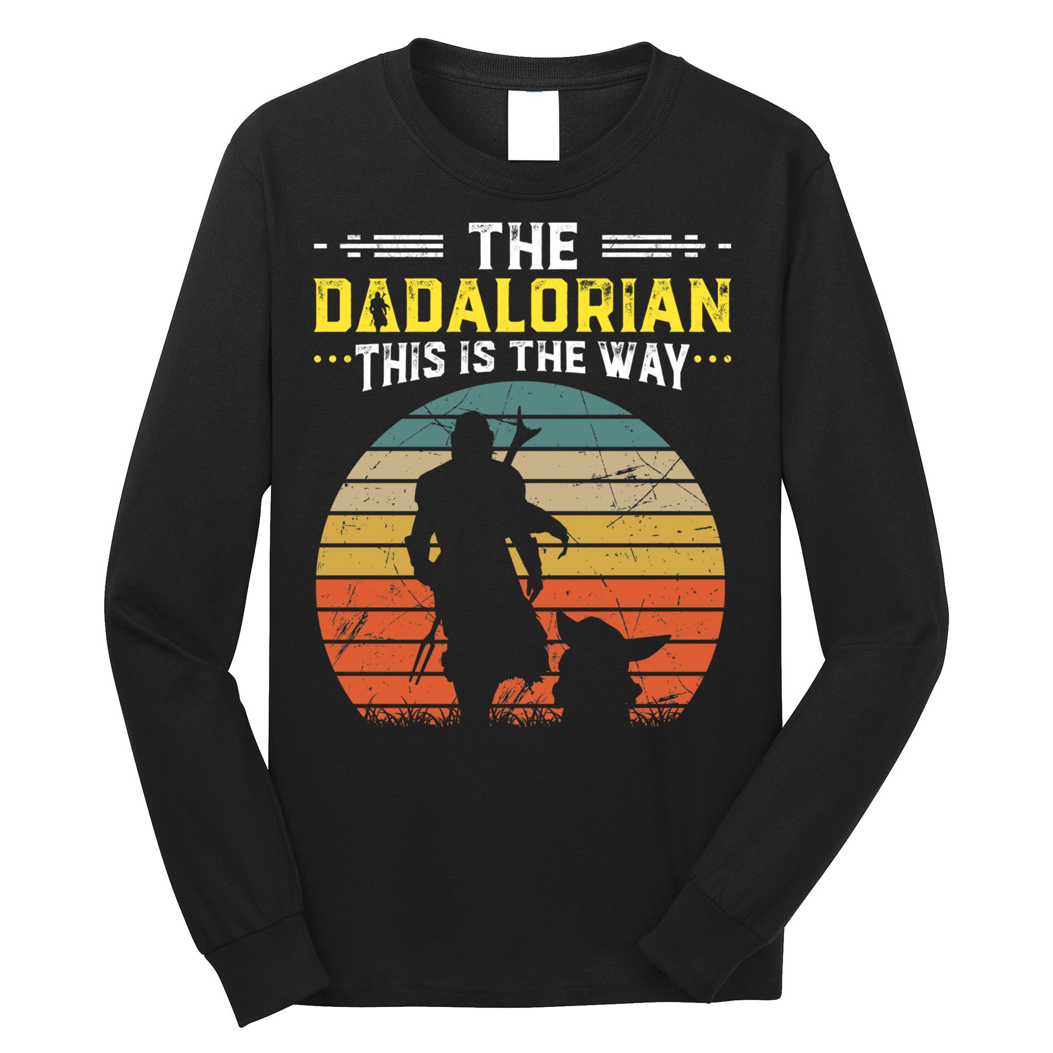 The Dadalorian Vintage This Is The Way Long Sleeve Shirt