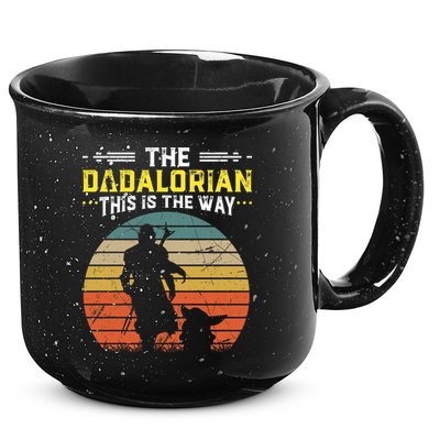 The Dadalorian Vintage This Is The Way 15oz Campfire Ceramic Mug