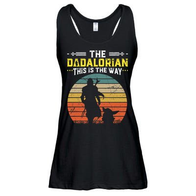 The Dadalorian Vintage This Is The Way Ladies Essential Flowy Tank
