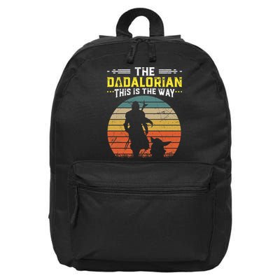 The Dadalorian Vintage This Is The Way 16 in Basic Backpack