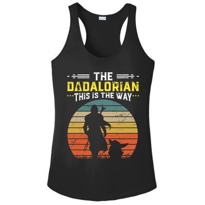 The Dadalorian Vintage This Is The Way Ladies PosiCharge Competitor Racerback Tank
