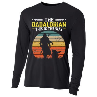 The Dadalorian Vintage This Is The Way Cooling Performance Long Sleeve Crew