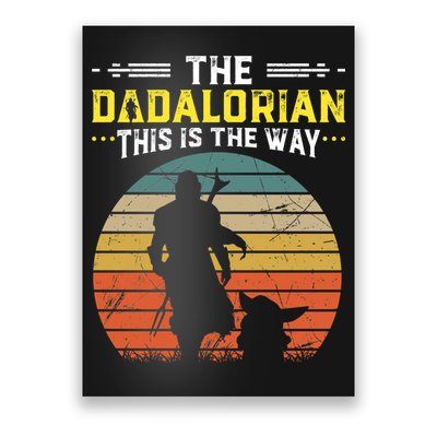 The Dadalorian Vintage This Is The Way Poster