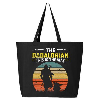 The Dadalorian Vintage This Is The Way 25L Jumbo Tote