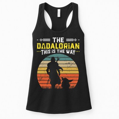 The Dadalorian Vintage This Is The Way Womens Tank Top