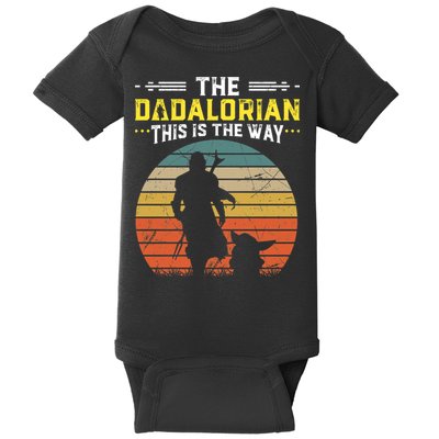 The Dadalorian Vintage This Is The Way Baby Bodysuit