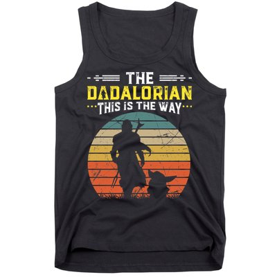The Dadalorian Vintage This Is The Way Tank Top