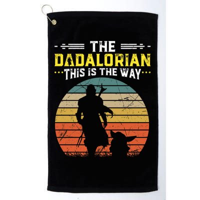 The Dadalorian Vintage This Is The Way Golf Towel