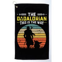 The Dadalorian Vintage This Is The Way Golf Towel
