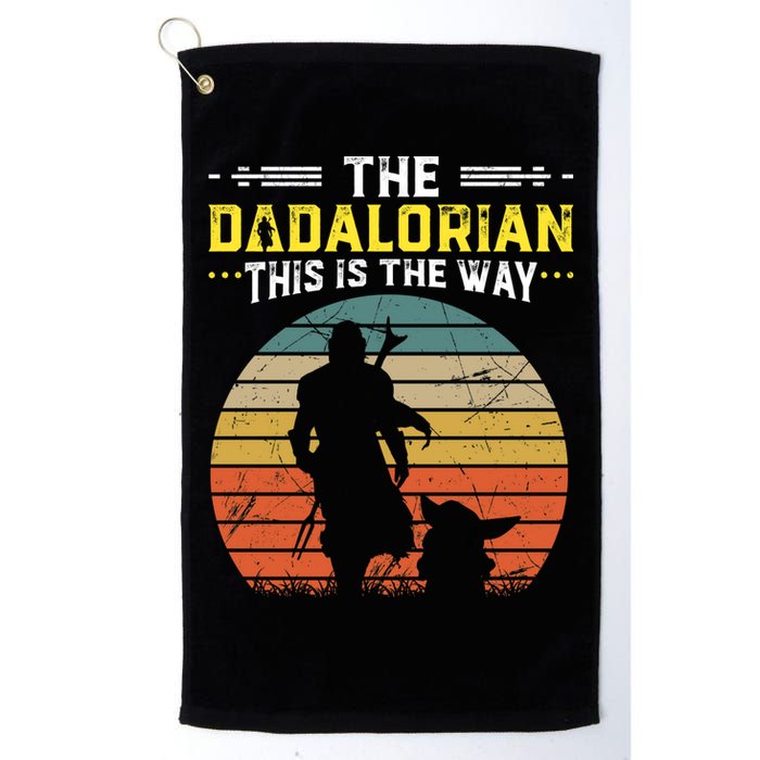 The Dadalorian Vintage This Is The Way Golf Towel