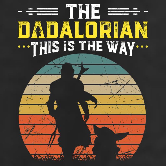The Dadalorian Vintage This Is The Way Golf Towel