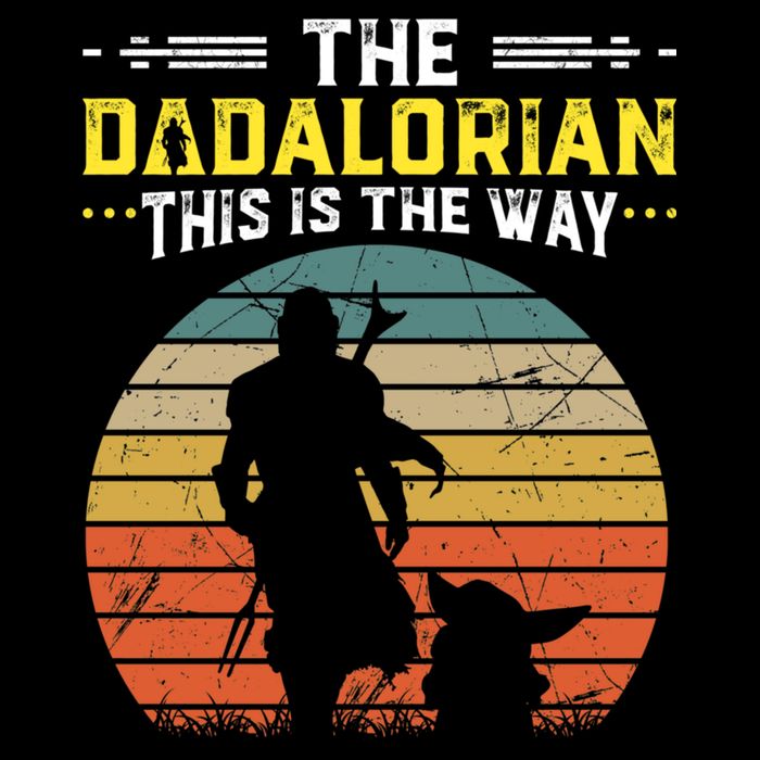 The Dadalorian Vintage This Is The Way Toddler T-Shirt
