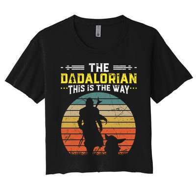 The Dadalorian Vintage This Is The Way Crop Top