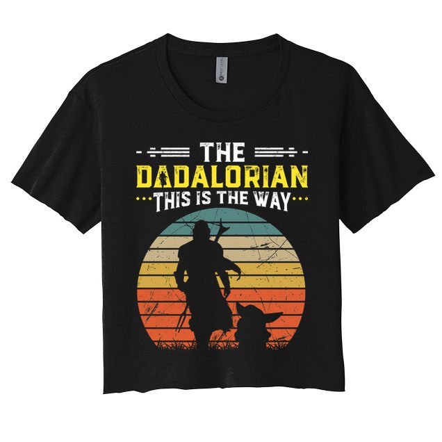 The Dadalorian Vintage This Is The Way Crop Top