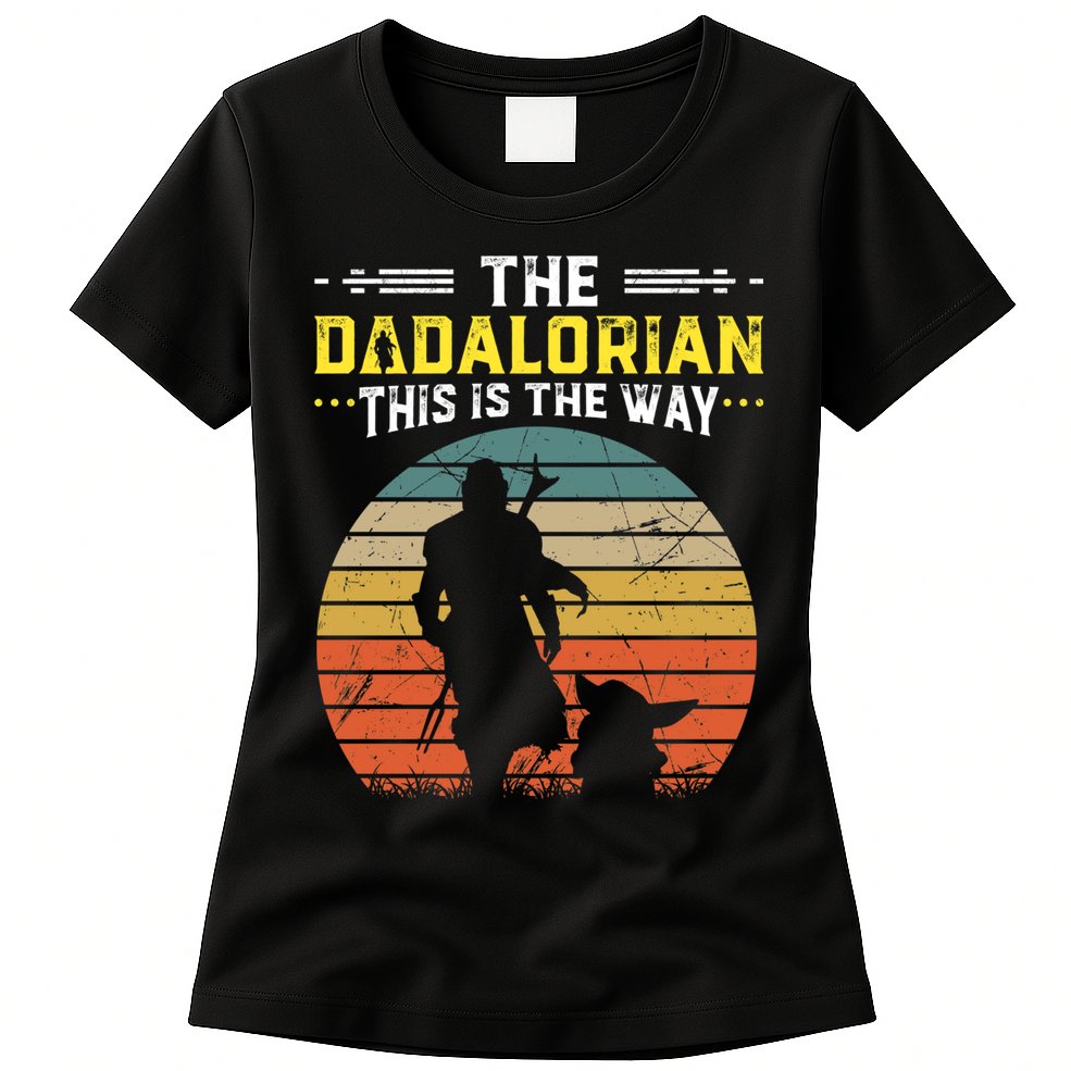 The Dadalorian Vintage This Is The Way Womens T-Shirt