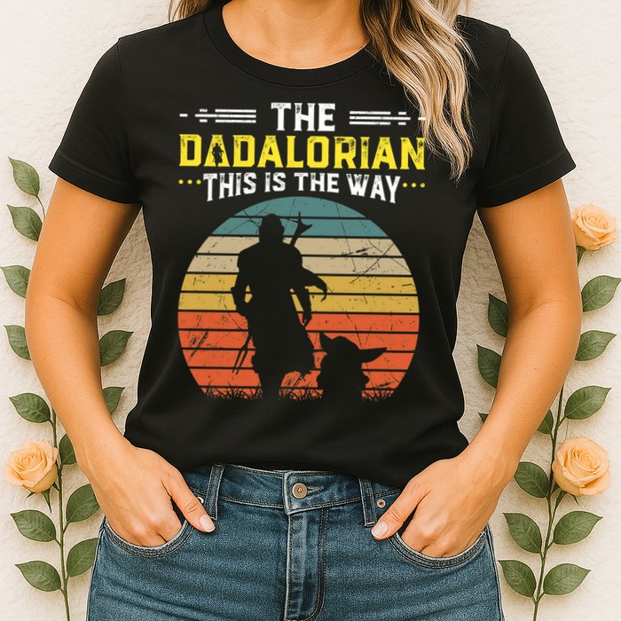 The Dadalorian Vintage This Is The Way Womens T-Shirt