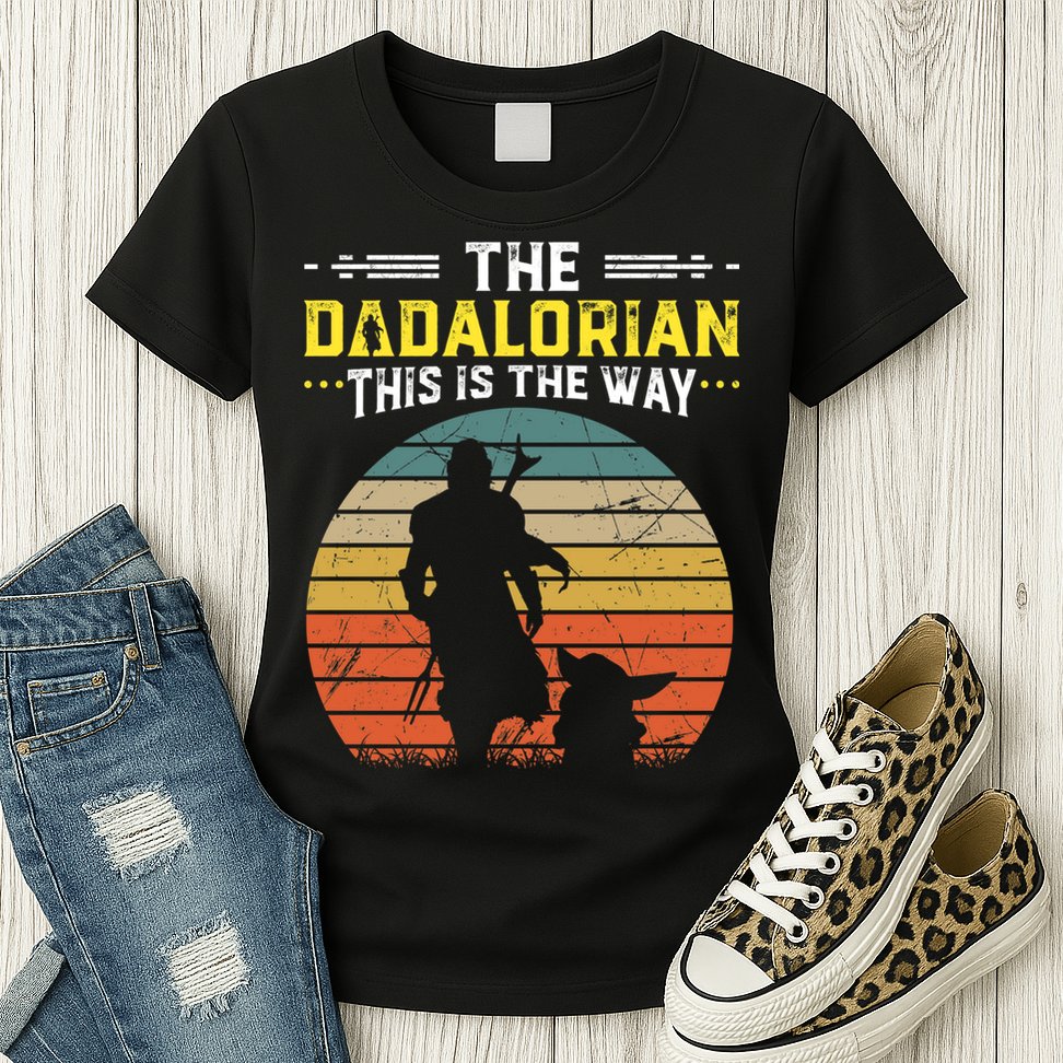 The Dadalorian Vintage This Is The Way Womens T-Shirt