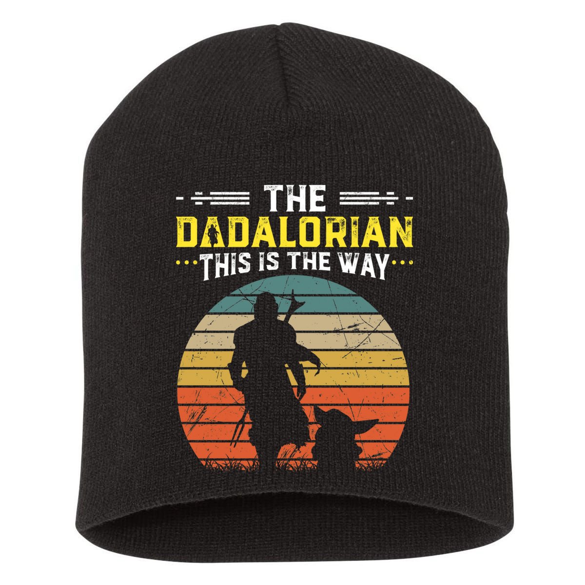 The Dadalorian Vintage This Is The Way Short Acrylic Beanie