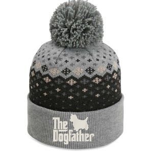 The Dogfather West Highland White Terrier Dog Daddy Dogs The Baniff Cuffed Pom Beanie