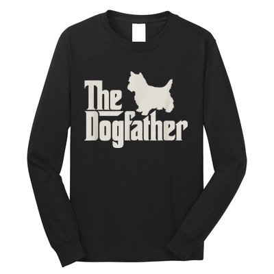 The Dogfather West Highland White Terrier Dog Daddy Dogs Long Sleeve Shirt