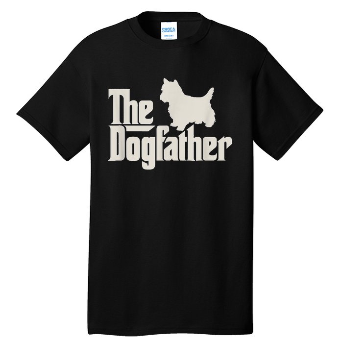 The Dogfather West Highland White Terrier Dog Daddy Dogs Tall T-Shirt