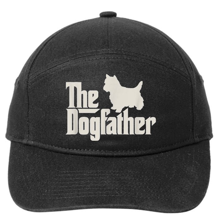 The Dogfather West Highland White Terrier Dog Daddy Dogs 7-Panel Snapback Hat