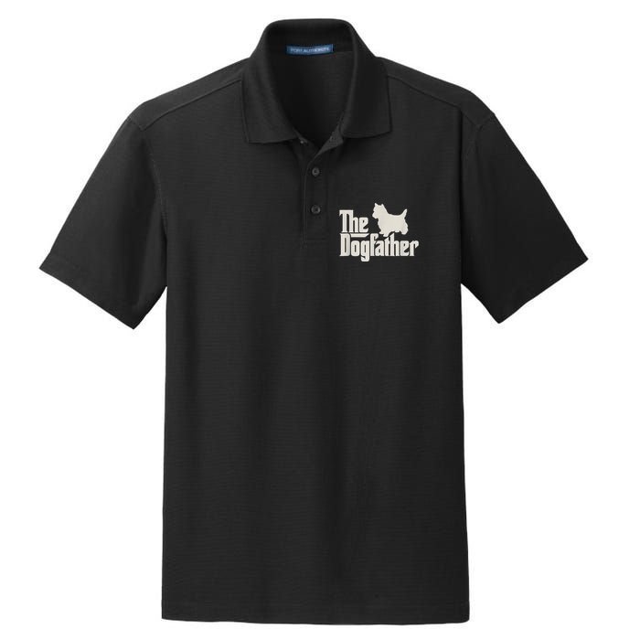 The Dogfather West Highland White Terrier Dog Daddy Dogs Dry Zone Grid Polo