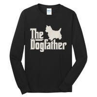 The Dogfather West Highland White Terrier Dog Daddy Dogs Tall Long Sleeve T-Shirt