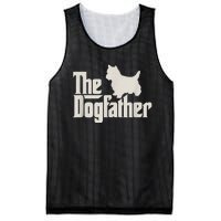 The Dogfather West Highland White Terrier Dog Daddy Dogs Mesh Reversible Basketball Jersey Tank