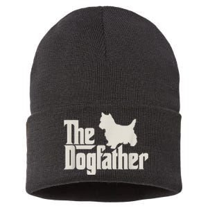 The Dogfather West Highland White Terrier Dog Daddy Dogs Sustainable Knit Beanie