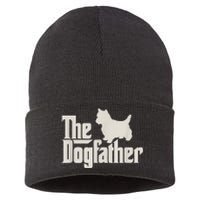 The Dogfather West Highland White Terrier Dog Daddy Dogs Sustainable Knit Beanie