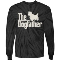 The Dogfather West Highland White Terrier Dog Daddy Dogs Tie-Dye Long Sleeve Shirt