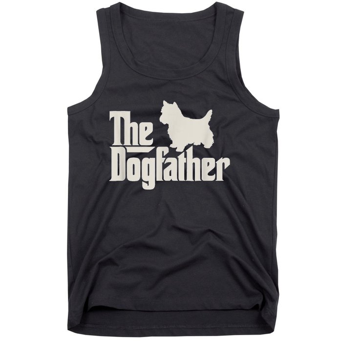 The Dogfather West Highland White Terrier Dog Daddy Dogs Tank Top