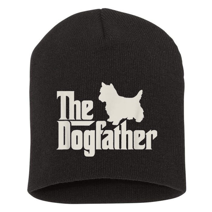 The Dogfather West Highland White Terrier Dog Daddy Dogs Short Acrylic Beanie