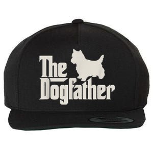 The Dogfather West Highland White Terrier Dog Daddy Dogs Wool Snapback Cap