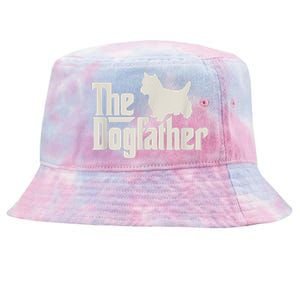 The Dogfather West Highland White Terrier Dog Daddy Dogs Tie-Dyed Bucket Hat