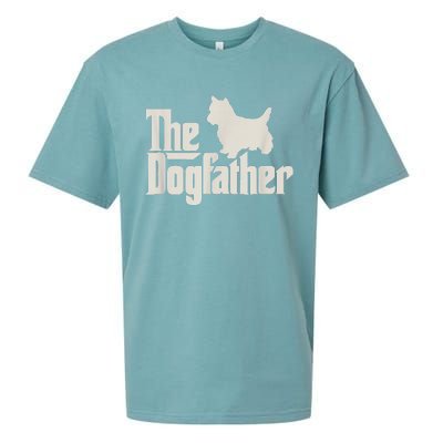 The Dogfather West Highland White Terrier Dog Daddy Dogs Sueded Cloud Jersey T-Shirt