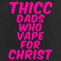 THICC DADS WHO VAPE FOR CHRIST funny meme joke internet 15oz Campfire Ceramic Mug