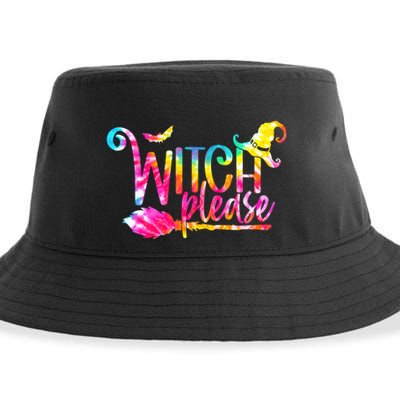 Tie Dye Witch Please Halloween Witch Vibes Witchy Gift Sustainable Bucket Hat