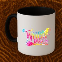 Tie Dye Witch Please Halloween Witch Vibes Witchy Gift Mug